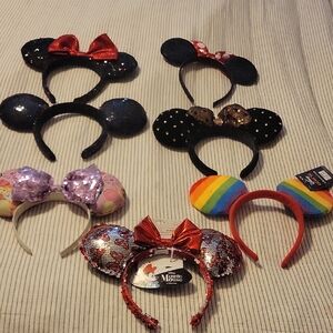 Mouse Ear Headbands Set Of 7
